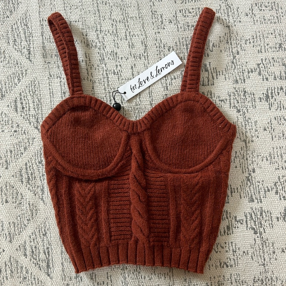 FOR LOVE AND LEMONS Karolina Tank Top